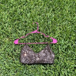 Sequenced “bustiers” like top